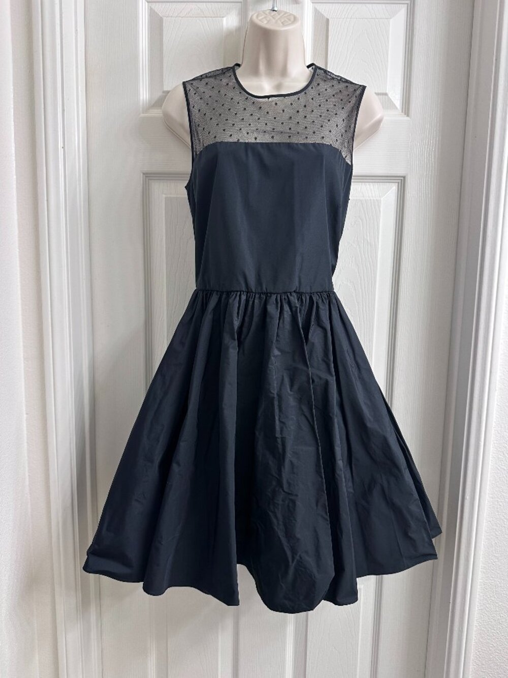 NWT RED Valentino - Black Sleeveless Mini Dress